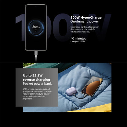Xiaomi Redmi Note 15 Pro+ 5G Versione Globale, Snapdragon 7s Gen 4, NFC, Batteria da 6500mAh, Display AMOLED CrystalRes da 6.83", Smartphone