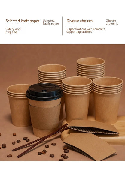 100/200 pezzi bicchieri di carta usa e getta 250ml bicchieri di carta tinta unita tazza di caffè tazza di latte tazza di carta per forniture per feste calde