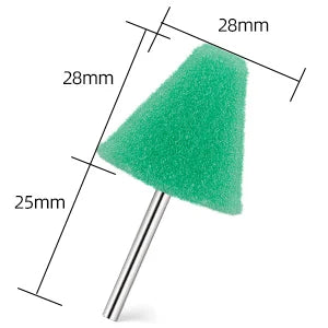 SPTA 5 pezzi mini tamponi per lucidatura in spugna per dettagli per uso in auto su utensili per trapano rotante Dremel