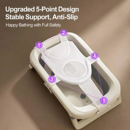 Tappetino da Bagno Avent per Neonati, Cuscino di Supporto Antiscivolo ad Asciugatura Rapida, Regolabile, 2 in 1, per Vasca da Bagno Neonati