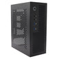 Custodia per computer Mini ITX HTPC USB 3.0 Supporta schede madri ITX Può contenere piccole alimentatori 1U/Flex Custodia per computer di casa Nera