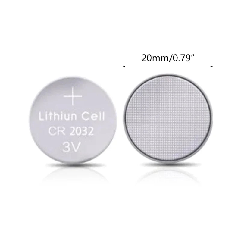 2-100 pezzi 3V CR2032 batteria a bottone batterie al litio moneta orologio computer LED luce giocattolo calcolatrici telecomandate
