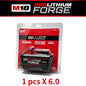 Milwaukee 100% M18 REDLITHIUM FORGE 6.0 Batteria – Ioni di Litio Standard, 18V, 48-11-1861 Per Tutti gli Utensili Elettrici a Batteria della Serie M18