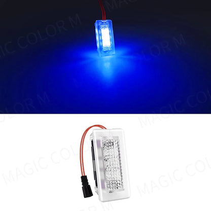 Luci per pozzetti a LED per auto per Tesla Model 3 YSX Illuminazione a LED per interni ultraluminosi Lampada decorativa per pozzanghera per porta da pavimento