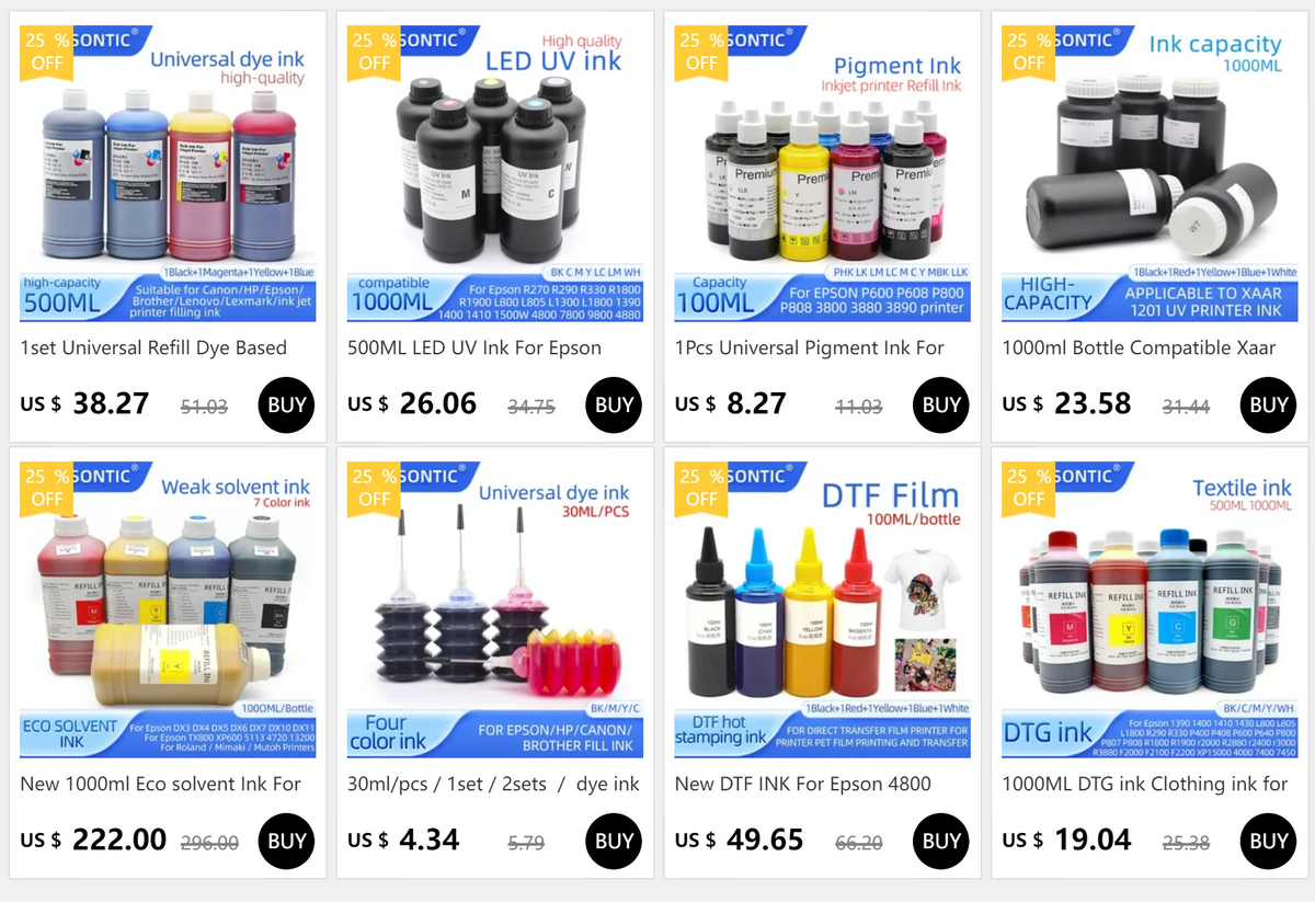 250ml 500ml 1000ML DTF Soluzione di pulizia inchiostro per Epson DX4 DX5 DX7 L1800 L805 L800 1390 I3200 Testina di stampa DTF liquido per la pulizia dell'inchiostro