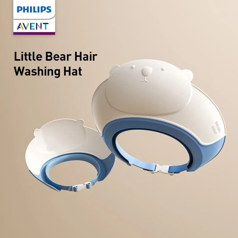 Avent Cuffia per doccia per bambini Cuffia per shampoo impermeabile per bambini Cuffia di protezione per bagno doccia regolabile adatta per 6 mesi sopra