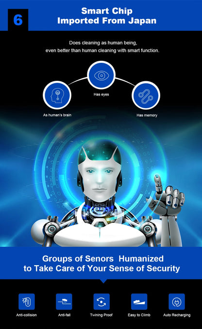 LIECTROUX C30B Robot Aspirapolvere con Navigazione AI, Partizione Intelligente, App WiFi, Aspirazione 6000Pa, Lavaggio a Secco e Umido, Disinfezione