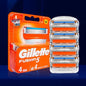 Lame di ricambio Gillette Fusion 5 lame di rasoio per rasoi bagnati da uomo