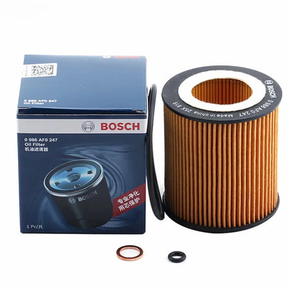 Filtro olio Bosch AF0247 per BMW X3 X6 X1 X4 X5 3Gran Turismo Z4 Roadster 3Series Z4, OEM: 11427953129, 11428683196, 11427566327