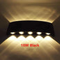 Lampada da parete a LED IP65 AC86-265V/DC12V-24V Illuminazione da giardino impermeabile per esterni Lampada da parete per scale per camera da letto interna in alluminio