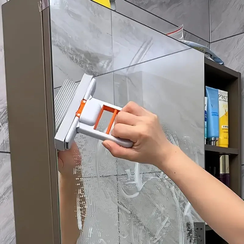 Mini mop multifunzionale |   Mocio retrattile umido/secco per cucina, bagno, auto |   Plastica resistente |   Strumento compatto e per la pulizia della casa