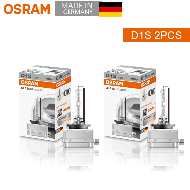 OSRAM Xenon HID CLASSIC D1S D2S D3S D4S lampade Standard 66140 66240 66340 66440 CLC Original Car Head Light 4200K Warm White Pair