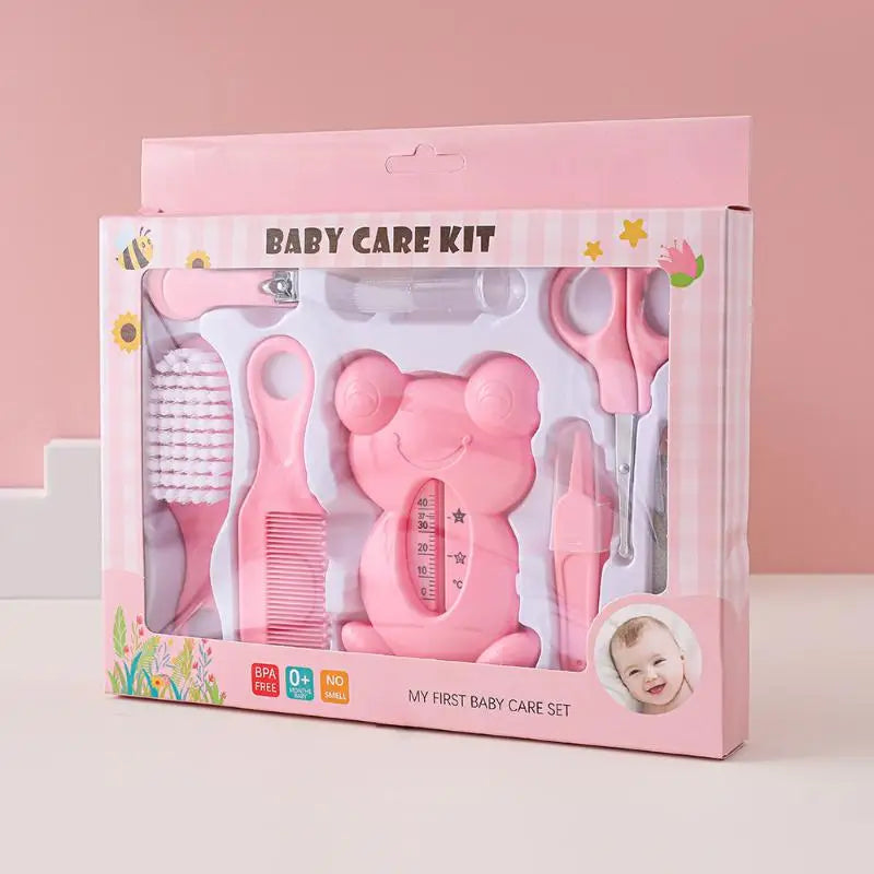 Set di 13 Pezzi per la Cura del Bambino, Kit Portatile per Toelettatura e Cura delle Unghie