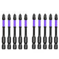 5-60PCS PH2 Set di punte per avvitatore a percussione Set di cacciaviti a croce magnetici Set di punte per trapano a percussione Vite Cacciavite a croce antiscivolo in acciaio legato