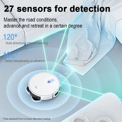 Arnagar S10 Robot Aspirapolvere e Lavapavimenti Intelligente con Telecomando, Svuotamento Automatico, Controllo tramite App, 12000Pa, Vslam, 5200Mah, Basso Rumore per Tappeti