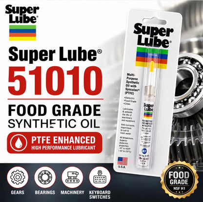 Super Lube 51010 Olio Sintetico PTFE Grado Alimentare Lubrificante per Stampanti 3D Macchine CNC Antiruggine Multiuso