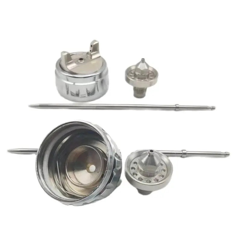 Pistola a spruzzo TE20 T110 Kit ugelli 1,3 mm/1,8 mm Tappo pistola per vernice Ugello Ago in tre pezzi