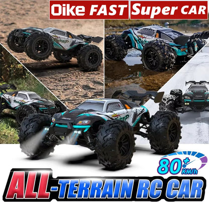 Auto radiocomandata Oike 4WD, fuoristrada 4x4, buggy ad alta velocità, camion super brushless, 50 o 80 km/h, auto da corsa con drift veloce, giocattolo, regalo