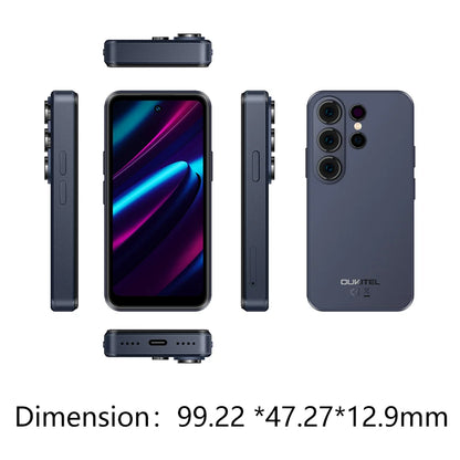 OUKITEL C26, smartphone mini, display ultra compatto da 4 pollici, fino a 12 GB di RAM (3+9) + 32 GB di ROM, batteria da 2300 mAh, Android 16, Gemini AI, piccolo telefono cellulare da tasca, leggero e sempre connesso.