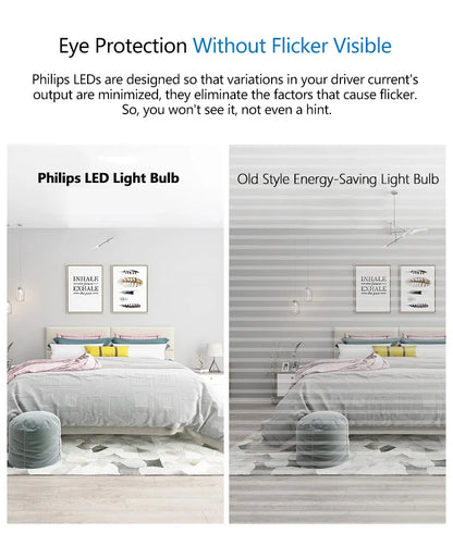 Philips LED Candela E14 Lampada 3.5W 5.5W B Lampadina MyCare 2700K Luce calda EyeComfort 220V-240V Lampada lampadario in cristallo LED trasparente, 1x