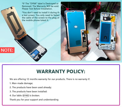 6.5 ''Per Samsung Galaxy A04S Display LCD Touch Screen Digitizer Per Samsung A047F, A047F/DS, display LCD Con Sostituzione del Telaio