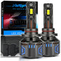 XSTORM H7 Lampadine LED per Fari H1 H4 H11 9005 9006 9012 Luci LED Canbus 80000LM 400W Fari Auto con Ventola Turbo 6000K