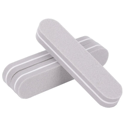 Set professionale di 40/80 pezzi per la levigatura e la lucidatura delle unghie, composto da lime, blocchi per la lucidatura e spugne, ideale per manicure, pedicure, levigatura e lucidatura, kit di strumenti per nail art.