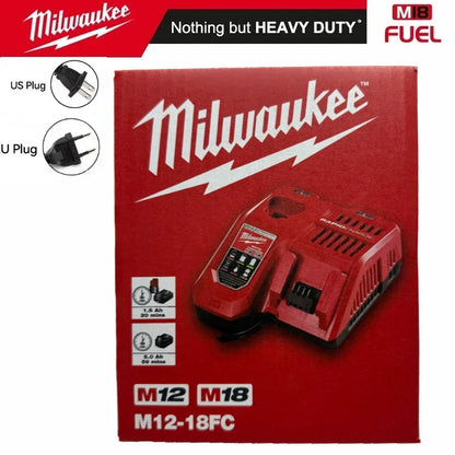 Batteria agli ioni di litio Milwaukee M18 18V 6.0Ah 12.0Ah ad alta potenza, 100% originale, per utensili elettrici a batteria 48-11-1850 48-11-1815