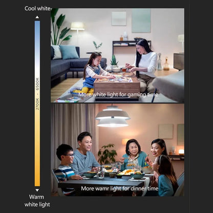Philips LED Wi-Fi bianco sintonizzabile 8W A60 E27 Lampadina intelligente 220-240V Controllo app WiZ Lampada dimmerabile EyeComfort di colore bianco caldo per freddo