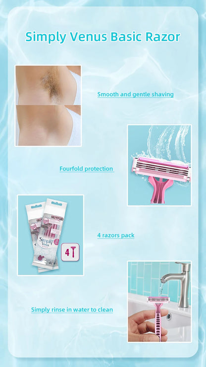 Gillette Venus Coltello per depilazione rasoio da donna per donna Specifiche multiple tra cui scegliere