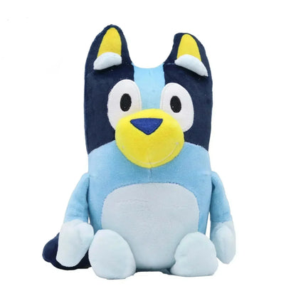Simpatici giocattoli a forma di cane della famiglia Bluey, 15 cm/30 cm, peluche di Bingo, animali di peluche morbidi, bambole, regali di compleanno, bambole da compagnia di Bluey.