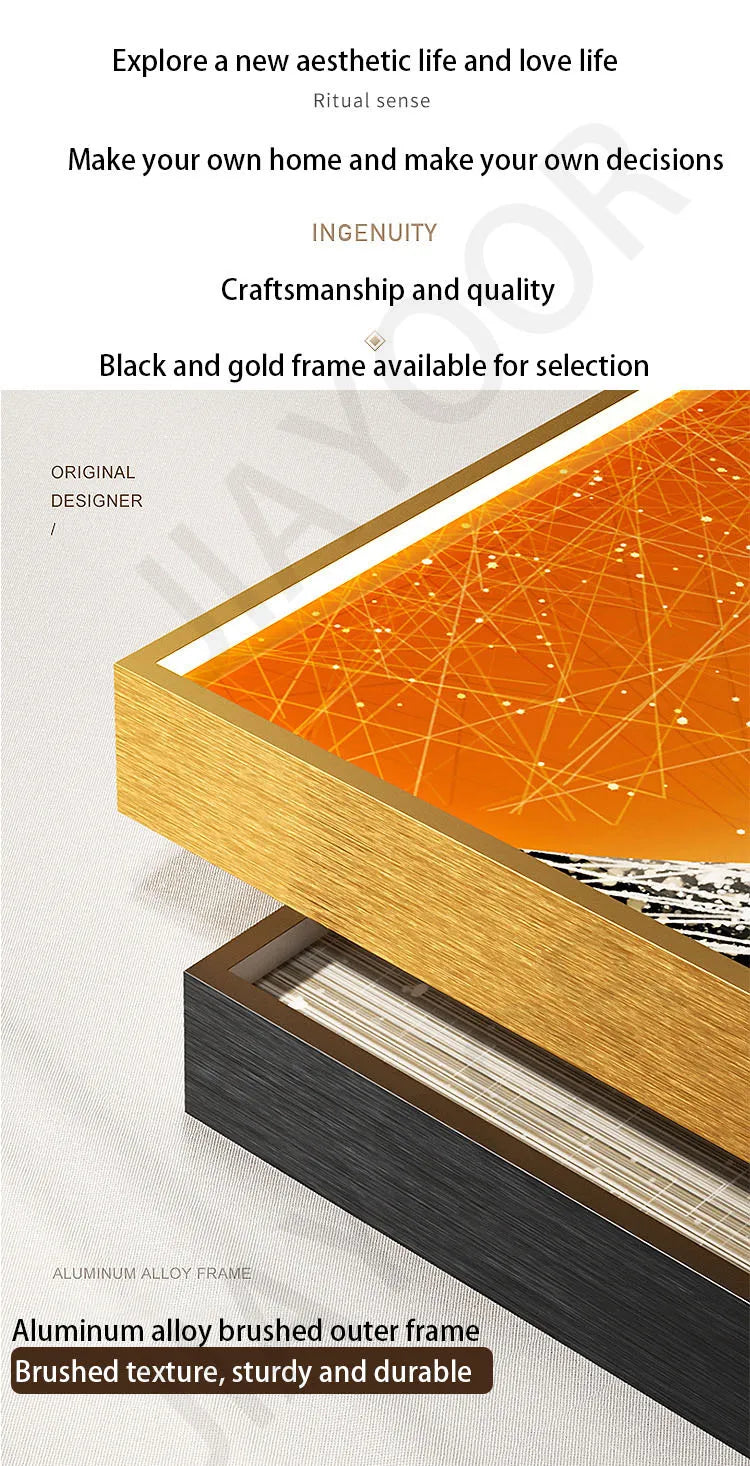 Lampada da parete moderna a LED di lusso Decorazione domestica Luce murale astratta Corridoio Soggiorno Lustro Pittura sospesa di fascia alta