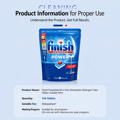 Pastiglie per lavastoviglie con involucro idrosolubile Powerball, detergente enzimatico pre-dissolvente per lavastoviglie, capsule per lavaggio piatti