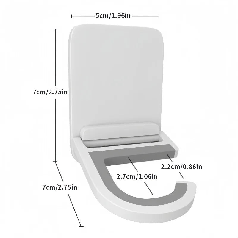 Supporto da parete autoadesivo multiuso per scopa e mocio, gancio portaoggetti, appendimocio, portaoggetti per cucina e bagno