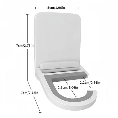 Supporto da parete autoadesivo multiuso per scopa e mocio, gancio portaoggetti, appendimocio, portaoggetti per cucina e bagno