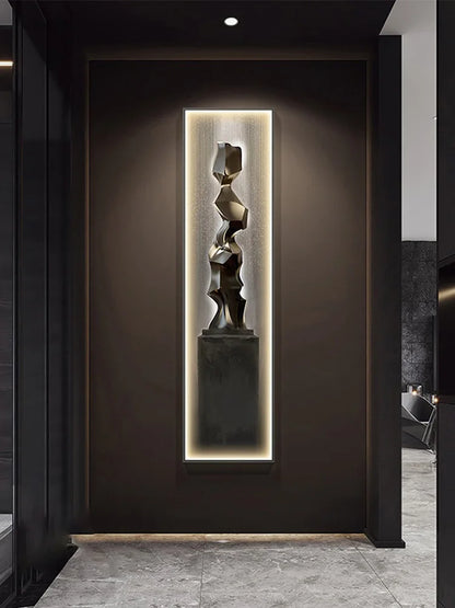 Lampada da Parete a LED Moderna di Lusso, Decorazione per Ingresso, Quadro Sottile da Parete, Lampada da Corridoio di Alta Gamma