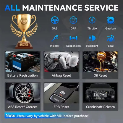 XTOOL InPlus IP500 per BMW, Aggiornamento Gratuito a Vita, Scanner Diagnostico Auto IP500, Test Attivo ECU, Scanner OBD2 per Tutti i Sistemi BMW, Mini, Rolls Royce, Strumenti Diagnostici Auto, 23+ Servizi, Lettore di Codici