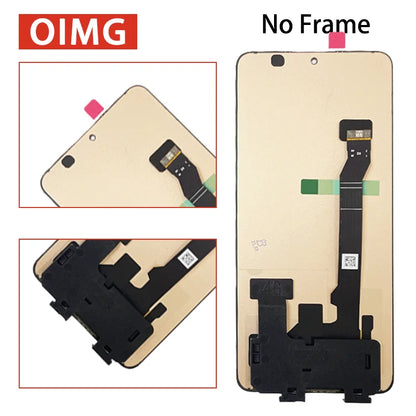6.67 "AMOLED Per Xiaomi Poco X7 Pro Display Lcd Touch Screen Digitizer Assembly di Ricambio Per PocoX7 Pro 2412DPC0AG Display
