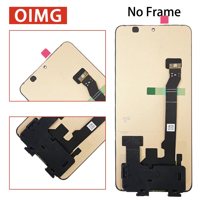 6.67 "AMOLED Per Xiaomi Poco X7 Pro Display Lcd Touch Screen Digitizer Assembly di Ricambio Per PocoX7 Pro 2412DPC0AG Display