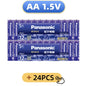 Batterie alcaline Panasonic AA/AAA da 1,5 V, adatte per fotocamere digitali, torce elettriche, lettori CD, mouse wireless, ecc.