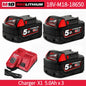 Nuova Batteria Milwaukee M18 8.0Ah ad Alta Potenza 18V Ricaricabile agli Ioni di Litio per Utensili Elettrici Cordless Milwaukee M18 Batteria 8Ah