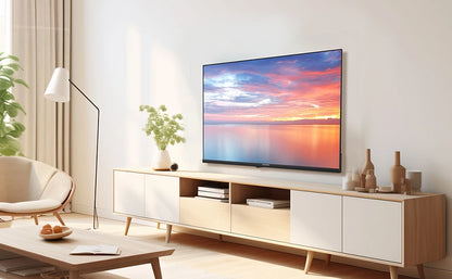 TV QLED Full HD Coocaa 40" – Google Cast integrato, 60Hz, HDR10 & HLG, Dolby Audio, Bluetooth 5.1, Qyocare 5.0 Anti Luce Blu, senza sfarfallio, 2 porte HDMI e 2 porte USB, luminosità 200 cd/m², rapporto di contrasto 5000: