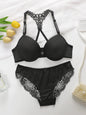Signore nero rosso blu con cerchi in acciaio fibbia anteriore bellissimo set di biancheria intima reggiseno pull up posteriore A2128