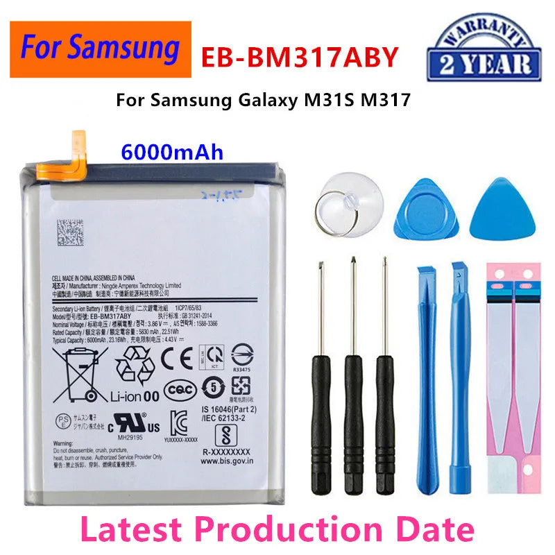 Batteria nuovissima per Samsung Galaxy S21/S21 Ultra/S21Plus/S20 FE/A41/A51 5G/A70/Note 20/ Nota 20 Ultra/A02S