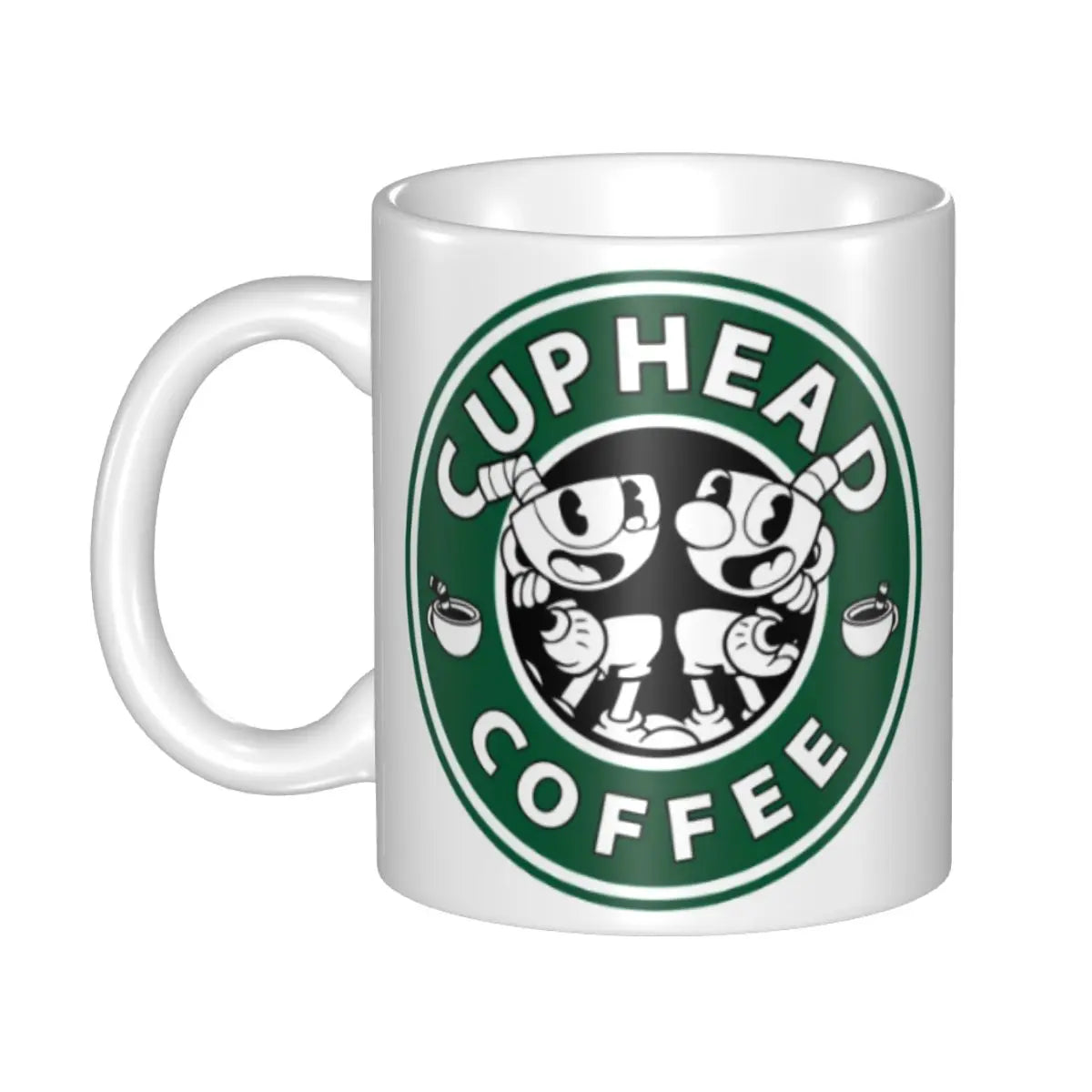 Tazze da caffè personalizzate CupHead e MugMan personaggi dei videogiochi elettronici fai da te tazza da tè al latte in ceramica