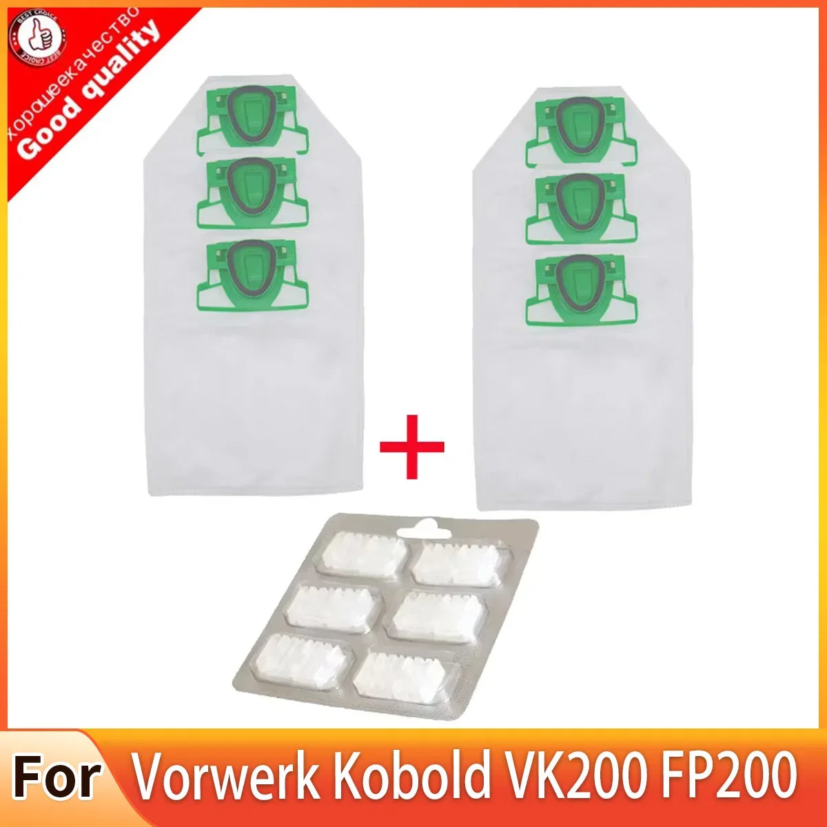 Adatto per Folletto Vorwerk Kobold VK200 FP200 accessori per aspirapolvere vassoio sacchetto per la conservazione della freschezza