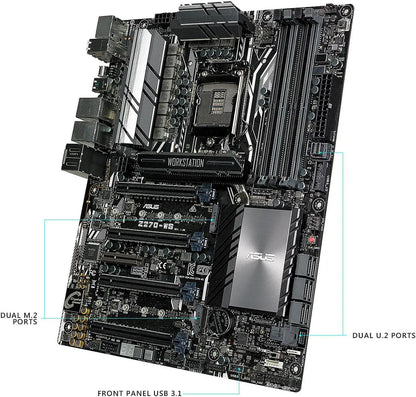 Scheda madre server ASUS Z270-WS Intel Z270 LGA 1151 DDR4 3866MHz ATX supporta CPU Core i3-6320 6400 7600 7700 G4560 6100