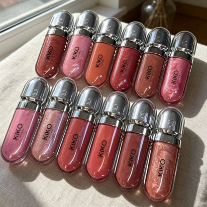 KIKO Milano 3D Hydra Lip Gloss – Lucidalabbra ad Alta Lucentezza, Idratante, Volumizzante, Non Appiccicoso, Resistente all'Acqua e a Lunga Durata