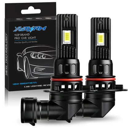 Fari LED XSTORM H4 Canbus, Lampadine LED H7 per Fendinebbia, 100W 30000LM, Lampadine LED 9005 H11 per Auto, Lampade a Diodi Turbo 12V