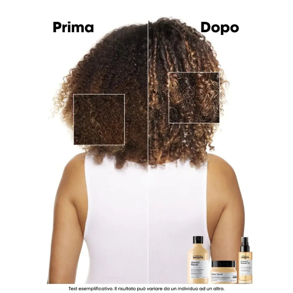 L'Oréal Professionnel Shampoo Professionale per Capelli Secchi e Danneggiati, Idratazione Istantanea e Nutrizione Profonda, Absolut Repair 500 ml / 1500 ml